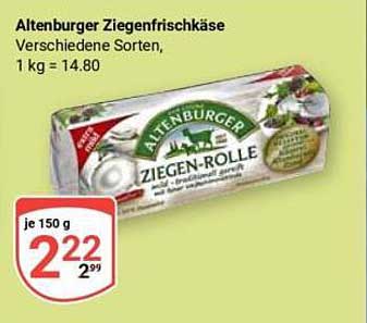 Altenburger Ziegenfrischkäse, verschiedene Sorten