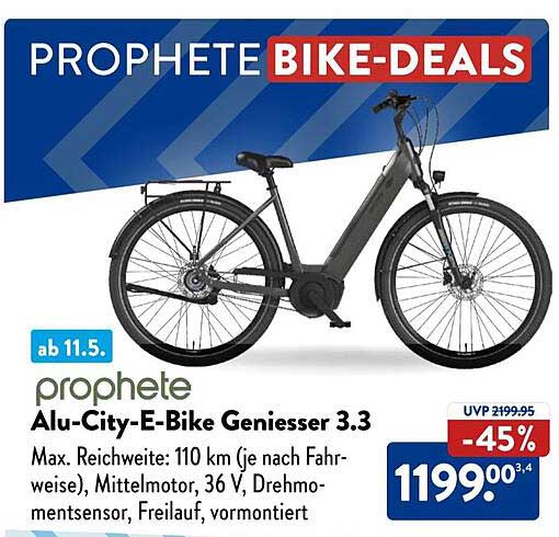 Alu-City-E-Bike Genießer 3.3