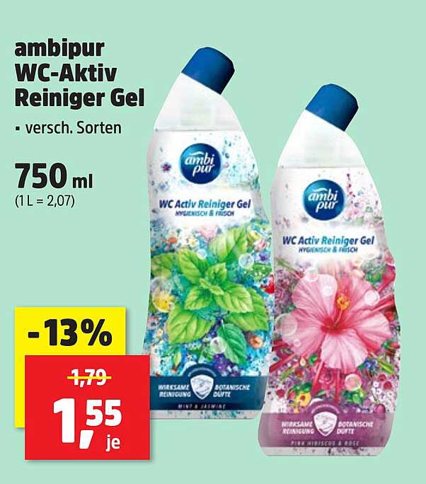 ambipur WC-Aktiv Reiniger Gel - verschiedene Sorten