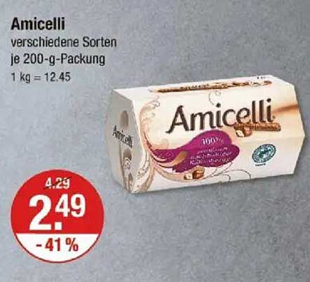 Amicelli verschiedene Sorten je 200-g-Packung