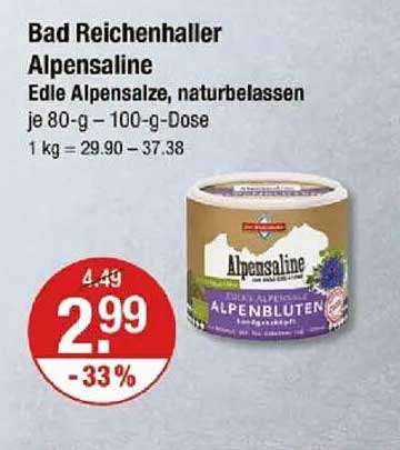Bad Reichenhaller Alpensaline Edle Alpensalze, naturbelassen