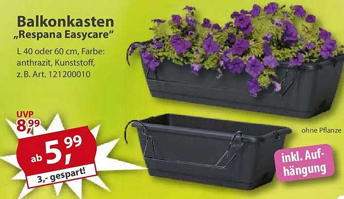 Balkonkasten "Respana Easycare"