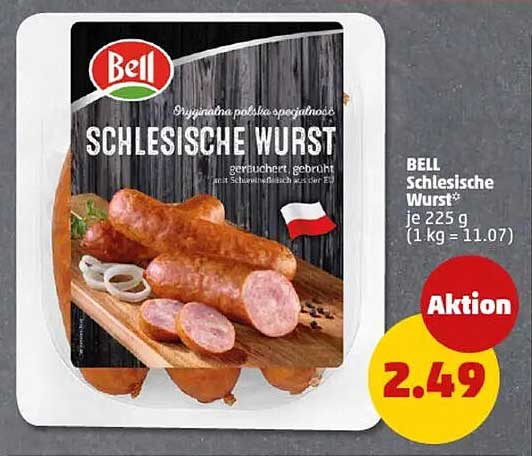 BEL Schlesische Wurst 225 g - Aktion