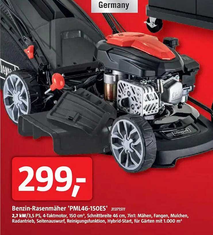 Benzin-Rasenmäher 'PML46-150ES'