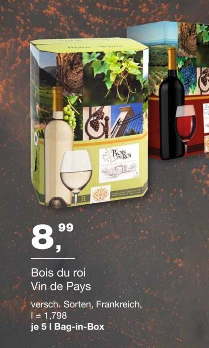 Bois du roi Vin de Pays 5L Bag-in-Box