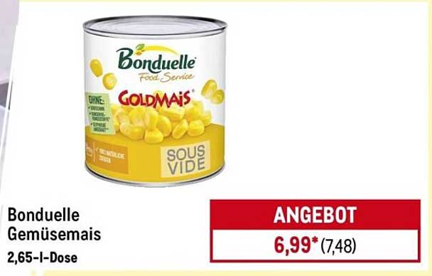 Bonduelle Goldmaïs 2,65-l-Dose