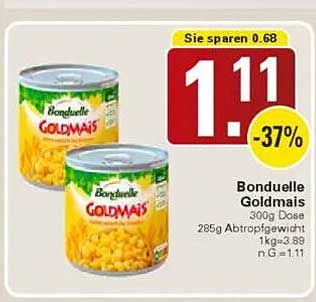 Bonduelle Goldmais 300g Dose