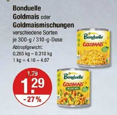Bonduelle Goldmaisan oder Goldmaismischungen 300-g / 310-g Dose