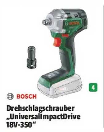 Bosch Drehschlagschrauber „UniversalImpactDrive 18V-350“