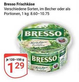 Bresso Frischkäse - verschiedene Sorten im Angebot