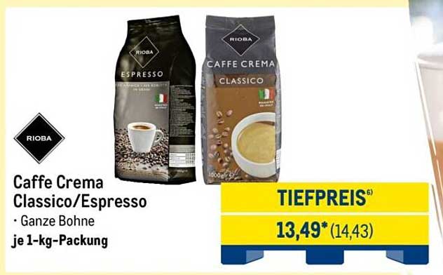 Caffe Crema Classico/Espresso - Ganze Bohne
