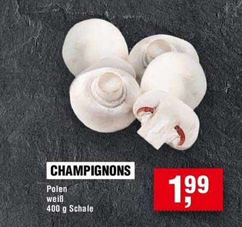 Champignons aus Polen, 400 g Schale