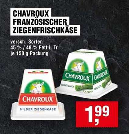 CHAVROUX FRANZÖSISCHER ZIEGENFRISCHKÄSE