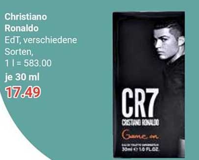 Christiano Ronaldo EdT, verschiedene Sorten, 30 ml