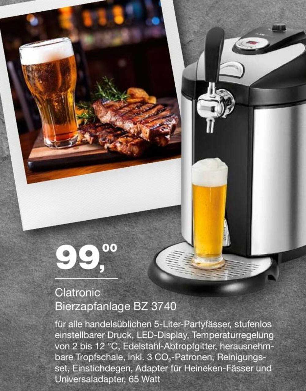 Clatronic Bierzapfanlage BZ 3740