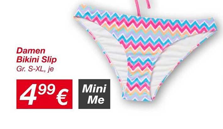 Damen Bikini Slip Gr. S-XL