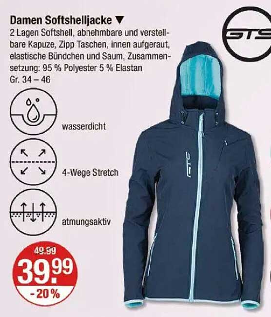 Damen Softshelljacke
