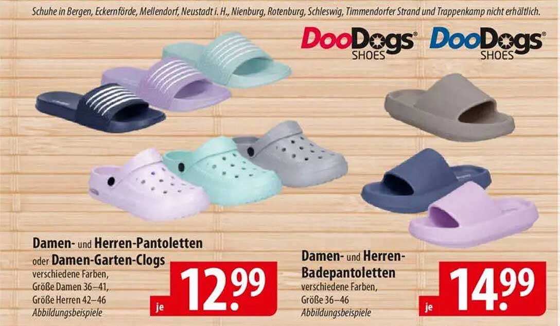 Damen- und Herren-Pantoletten oder Damen-Garten-Clogs
