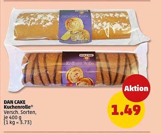 DAN CAKE Kuchenrolle, Versch. Sorten, je 400 g