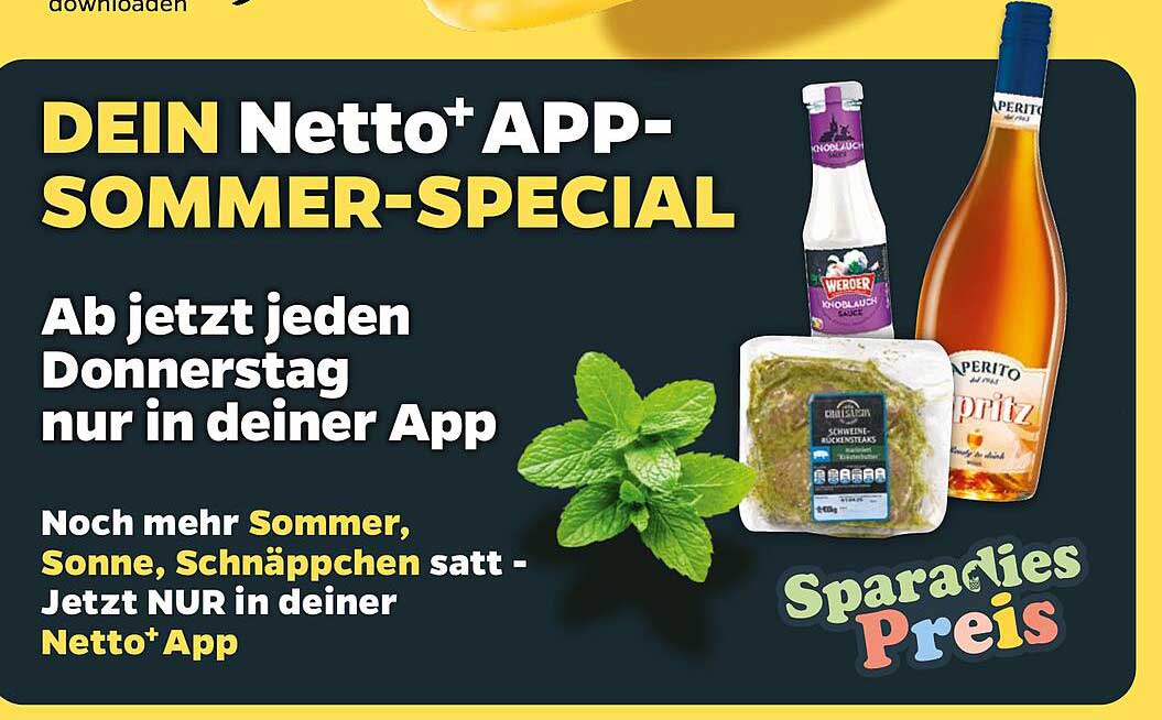 DEIN Netto* APP- SOMMER-SPECIAL