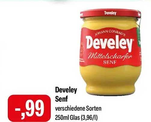 Develey Senf verschiedene Sorten 250ml