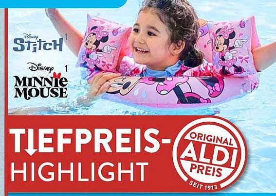Disney Wasser-Spielzeug mit Stitch und Minnie Mouse