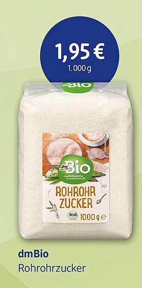 dmBio Rohrzucker 1000 g