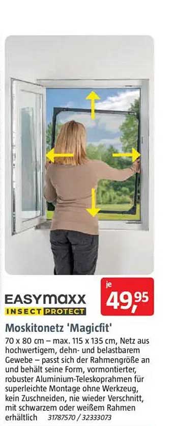 EASYmaxx Insect Protect Moskitonetz 'Magicfit'