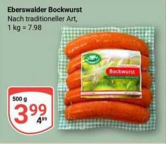 Eberswalder Bockwurst - Nach traditioneller Art, 500 g