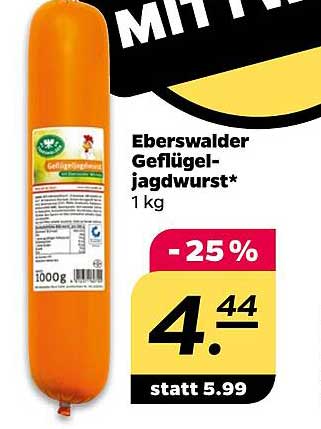 Eberswalder Geflügeljagdwurst 1 kg