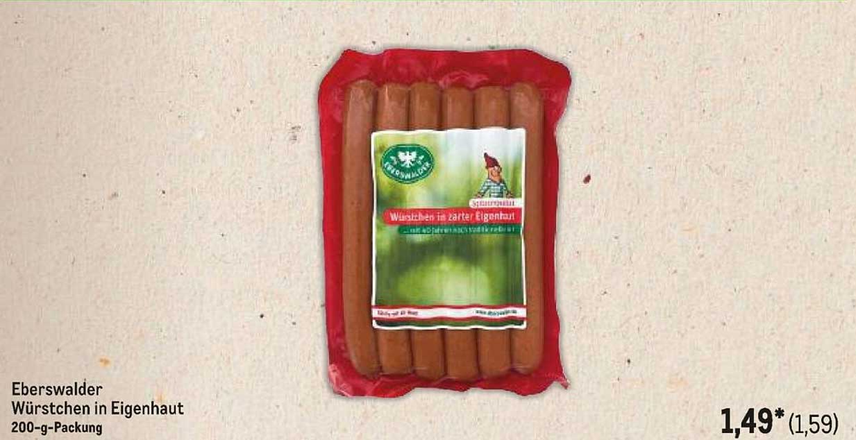 Eberswalder Würstchen in zarter Eigenhaut 200-g-Packung
