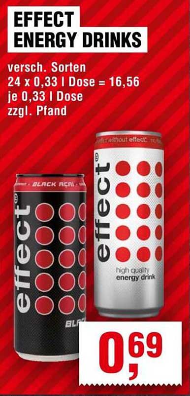 EFFECT ENERGY DRINKS - verschiedene Sorten