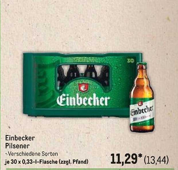 Einbecker Pilsener - 30 x 0,33 l Flasche (zzgl. Pfand)