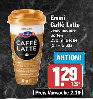 Emmi Caffè Latte verschiedene Sorten 230 ml Becher