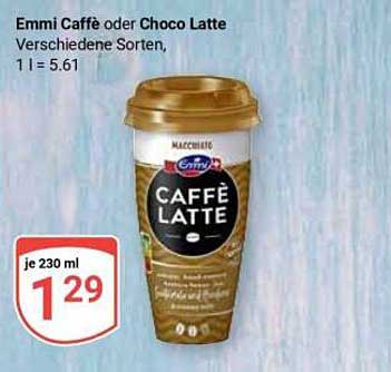Emmi Caffè oder Choco Latte, 230 ml