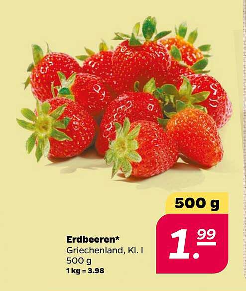 Erdbeeren* Griechenland, Kl. I 500 g