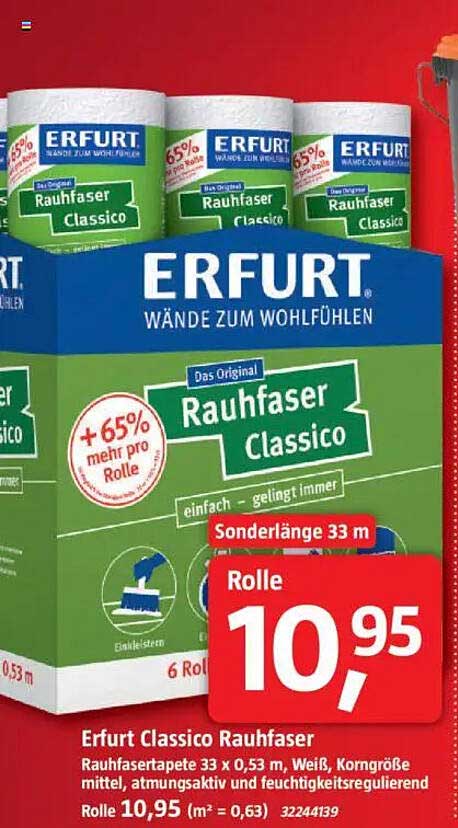 Erfurt Classico Rauhfaser