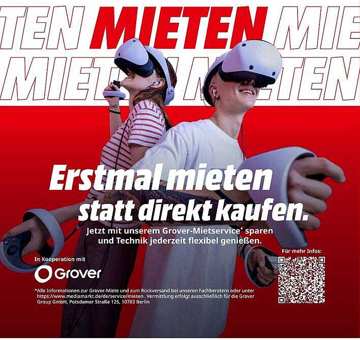 Erstmal mieten statt direkt kaufen mit dem Grover-Mietservice