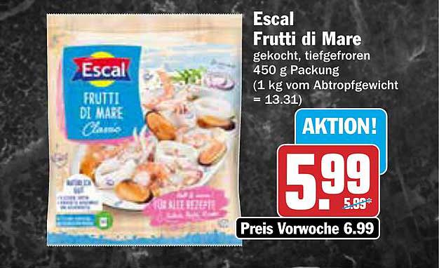 Escal Frutti di Mare 450 g Packung