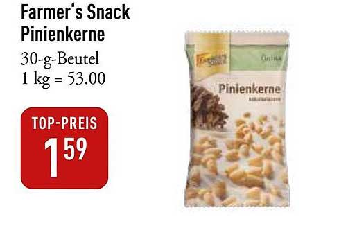 Farmer's Snack Pinienkerne 30-g-Beutel