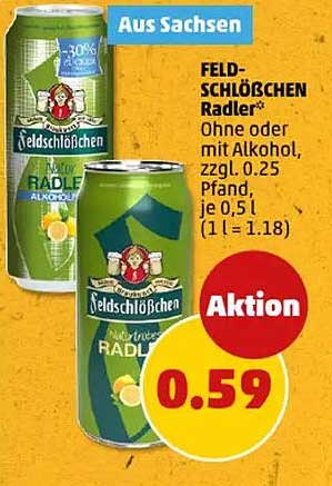 FELDSCHLÖßCHEN Radler – Erfrischung pur!
