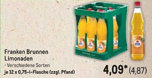 Franken Brunnen Limonaden - Verschiedene Sorten