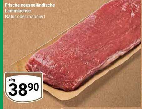Frische neuseeländische Lammlachse – Natur oder mariniert
