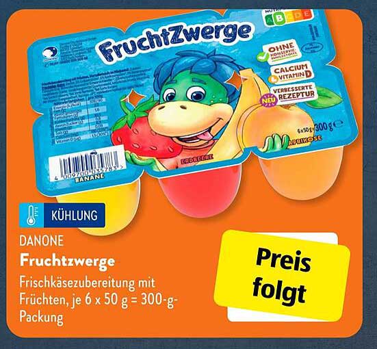 FruchtZwerge - Frischkäsezubereitung mit Früchten