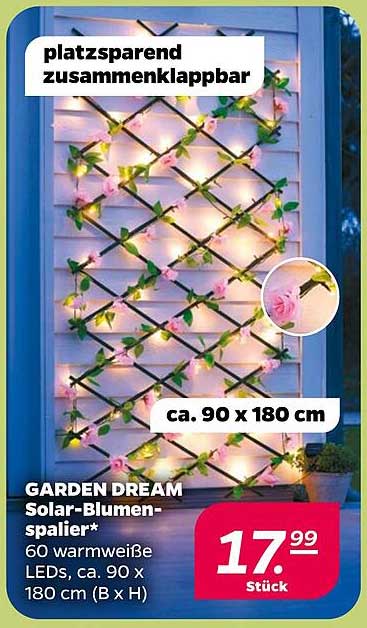 GARDEN DREAM Solar-Blumen-Spalier*