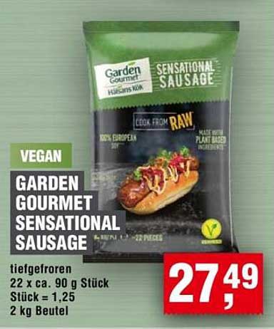 Garden Gourmet Sensational Sausage - Vegan