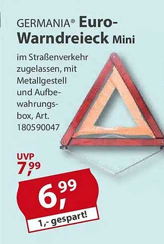 GERMANIA® Euro-Warndreieck Mini