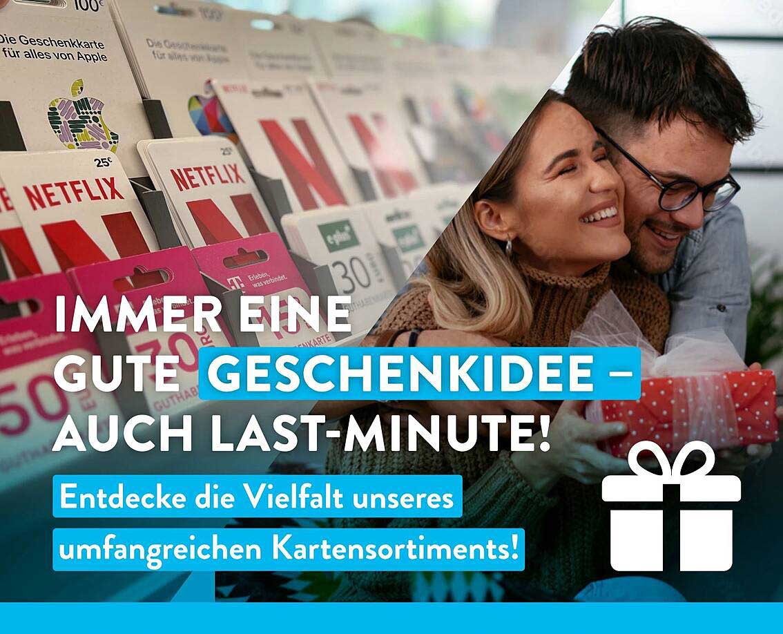 Geschenkkarten für alles von Apple und Netflix
