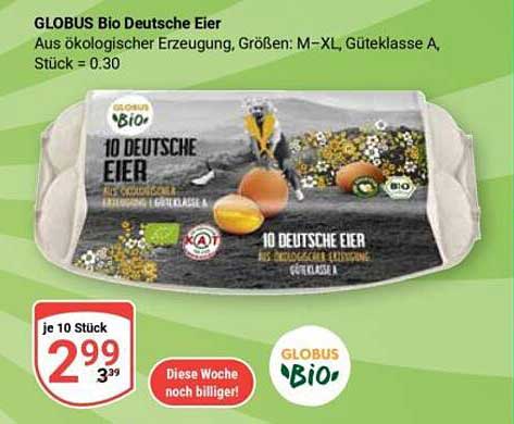 GLOBUS Bio Deutsche Eier