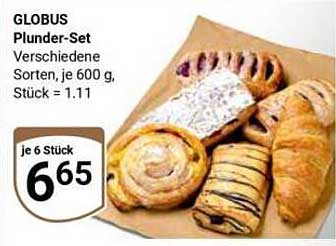 GLOBUS Plunder-Set - Verschiedene Sorten, je 600 g
